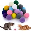 Molain - Palline giocattolo per gatti, 30 pezzi, morbide palline per gatti da 2,5 cm