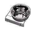 Nobby, Ciotola in Acciaio Inox, con Sostegno a Vite per Cani di Razze Medie