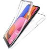 N NEWTOP Cover Compatibile con Samsung Galaxy A20S, Custodia Crystal Case in TPU Silicone Gel PC Protezione 360° Fronte Retro Completa