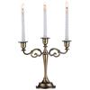 Sziqiqi Candeliere nozze, Candeliere candelabro In lega di zinco, Candeliere della cena a lume di candela, ornamento casa creativo, Bronzo