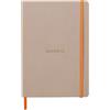 Clairefontaine Rhodia RHODIA 117373C - taccuino morbido Tocco di Rosa - A5 14,8X21cm - a righe - 160 pag. - Carta Clairefontaine Avorio 90g/m² - segnalibro, chiusura con elastico - Simil Cuoio - Collezione Rhodiarama