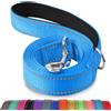 Joytale Guinzaglio per Cani,1.8m x 2.5cm,Doppia-faccia m,Catarifrangente Guinzaglio per Cane Imbottito con maniglia, Guinzaglio Addestramento per Cani di Taglia Media Grande,Blu