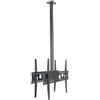 Hagor HA DH Duo L - staffa da soffitto back-to-back per display - 55-75 | max. VESA 2x800x600 | lunghezza 900 - 1600mm