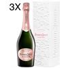 (3 BOTTIGLIE) Perrier Jouet - Blason Rose' - Champagne - Astucciato - 75cl