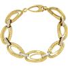 Gioielleria Lucchese Oro Bracciale Donna Oro Giallo Bianco GL100275