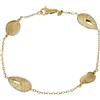 Gioielleria Lucchese Oro Bracciale Donna Oro Giallo Bianco GL100277