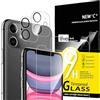NEW'C 4 Pezzi, 2 x Pellicola Vetro Temperato per iPhone 11 e 2 x Protezione Fotocamera Posteriore per iPhone 11 - Antigraffio - Senza Bolle d'Aria - Ultra Resistente - Vetro Durezza 9H