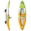 Aqua Marina Kayak Gonfiabile in Set BETTA-312 2020 10'3" Gommone Canoa per 1 Persona con pagaia, Pompa, Borsa 312 x 80 cm Arancione/Verde