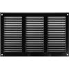 Vent Systems 300 x 200 mm - Nero - Griglia di ritorno dell'aria in metallo con schermo di protezione dai parassiti integrato