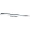 Eglo LED Applique Vadumi, lampada per specchio, applique in | plastica, lampada da bagno in cromo e bianco, LED per ambienti umidi luce neutra, IP44, lunghezza 60 cm
