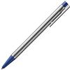 Lamy logo matt blue - Penna a sfera con cassa elegante e robusta in acciaio inossidabile - larghezza del tratto M - ricambio di grande capacità M 16 in blu incluso