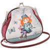 Forever Ninette Swing-Borsa a Tracolla Retro Catena Grande, Multicolore, 18 x 17.5 cm