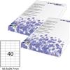STARLINE Etichetta adesiva bianca 100fg A4 52,5x29,7mm (40et/fg) STARLINE