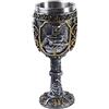 VOANZO Calice da vino medievale con cavaliere vichingo reale, calice re, gotico, in metallo, per feste a tema, decorazioni per matrimoni