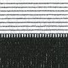 TENAX Soleado Sport Rete Tessuta Schermante Frangivista Bicolore, 2,00x5 m, Bianco/Nero, 2x5 m