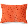 BonaMaison Arancio-Bordeaux Fodera per Cuscino Cotone e Copricuscini Federa per Divano Casa Soggiorno Camera da Letto Decorazione Interni ed Esterni, 45x60 Cm - Progettata e Prodotta in Turchia
