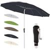 Doppler Ombrellone da Giardino 330 cm in Alluminio – Pieghevole con manovella per Balcone o terrazza, Resistente alla Pioggia, con Protezione UV 80