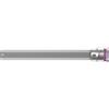 Wera, 8740 A HF Zyklop Bussole a inserto con attacco da 1/4 con ritegno vite, 8,0 x 100 mm