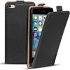 Verco Flip Cover per iPhone 6, iPhone 6S Custodia verticale Flip Case compatibile con Apple iPhone 6 / 6S (4.7 pollice), Nero