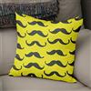 BonaMaison Fodera per Cuscino Giallo neon e fumo Cotone e Copricuscini Federa per Divano Casa Soggiorno Camera da Letto Decorazione Interni ed Esterni, Dimensioni: 43x43 - Prodotta in Turchia