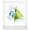 Blindecor Digital Cucina | Tenda avvolgibile traslucida con stampa digitale | WaterLime | 150 x 180 cm (larghezza per altezza), dimensioni del tessuto 147 x 175 cm | tende per finestre