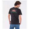 Hurley Evd Wash Dark Tropics Tee SS Maglietta, Nero, S Uomo