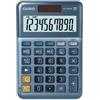 Casio Calcolatrice da tavolo Casio MS-100EM-W-EP - blu - solare e batteria display 10 cifre