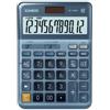 Casio Calcolatrice da tavolo Casio DF-120EM-W-EP - blu - solare e batteria display 12 cifre