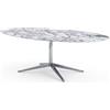 KNOLL tavolo ovale FLORENCE KNOLL 244 x 137 cm con base lucida - 2481DHC-MAS