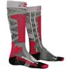 X-bionic X-Socks Ski Rider Silver 4.0 Grigia Melange Rosa Donna