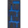BGS 4025-1 | Modulo per carrelli portautensili 1/3 | vuoto | per BGS 4025
