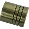 Gardinia Cilindro, 2X terminali, Metallo, antimonio, per Tende Tecniche Ø 16 mm, Ottone, 2 unità