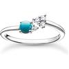 Thomas Sabo anello da donna freccia pietra turchese argento sterling 925 TR2345-405-17