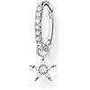 Thomas Sabo Orecchini 925 argento zirconia_cubica Donna, Argento, OneSize - CR707-051-14