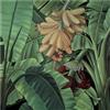 Agave Quadro Il Banano Dipinto a Mano 100x100 cm