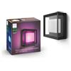 Philips Hue White and Color Ambiance Econic, Lampada Smart LED da Parete per Esterni, Led Integrato, 15W, Nero