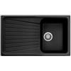 SP0791 Spazio Plados - Lavello ad una vasca con gocciolatoio - Colore Nero