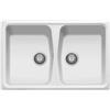 SP0792 Spazio Plados - Lavello a due vasche - Colore Bianco