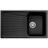 SP0861 Spazio Plados - Lavello a una Vasca con Gocciolatoio - Colore Nero matt