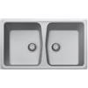 SP0862 Spazio Plados - Lavello a due vasche - Colore Alluminio