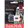 Sandisk Extreme PRO MicroSDXC da 32 GB con Adattatore SD Classe 10, U3, V30, Velocità di Lettura fino A 95 Mb/Sec, [Vecchio Modello]