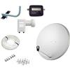 WEB ELETTRONICA SET SATELLITE PARABOLA 80CM+LNB 2USCITE+20 METRI DI CAVO+2 SPINOTTI