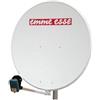 emme esse ANTENNA PARABOLA SATELLITARE 100CM ACCIAIO BIANCO EMME ESSE MODELLO 80100A