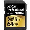 Lexar 64GB SDXC UHS-II memoria flash Classe 10