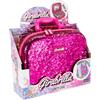 NICE Girabrilla Valigetta Make Up Magenta Silver - Set Trucco Glitterato per Bambine