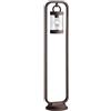 Trio Leuchten 404160124 - Lampada da esterni per vialetti Sambesi, in alluminio pressofuso, acrilico trasparente, non inclusa 1 x E27.