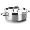 Lacor 54020 - Casseruola Chef Luxe 20 cm Acciaio Inox con Coperchio