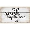 Pro-Art-Bilderpalette PRO-Art tt040s22 - Decorazione da Parete, Serie Modern Design II, Soggetto: Seek Happiness, 27 x 15 cm