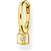 Thomas Sabo Orecchini 925 argento zirconia_cubica Donna, Oro, OneSize - CR700-414-14