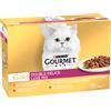 Gourmet Pacco scorta: Gourmet Gold Duo Delice 96 x 85 g Alimento umido per gatti - Mix Luxus